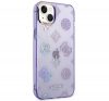 Guess Peony Glitter Apple iPhone 14 Plus hátlap tok, lila