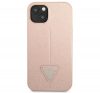 Guess SaffianoTriangle Apple iPhone 14 Plus hátlap tok, pink