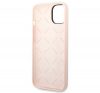 Guess Silicone Triangle Apple iPhone 14 Plus hátlap tok, pink