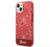 Guess Bandana Paisley Apple iPhone 14 hátlap tok, piros