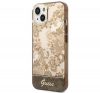 Guess Porcelain Collection Apple iPhone 14 hátlap tok, arany