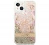 Guess Paisley Liquid Glitter Apple iPhone 14 hátlap tok, arany