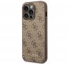 Guess 4G Metal Gold Apple iPhone 14 Pro Max hátlap tok, barna