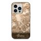 Guess Porcelain Collection Apple iPhone 14 Pro Max hátlap tok, arany