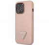 Guess SaffianoTriangle Apple iPhone 14 Pro Max hátlap tok, pink