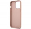 Guess SaffianoTriangle Apple iPhone 14 Pro Max hátlap tok, pink