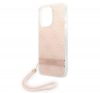 Guess 4G Print Strap Apple iPhone 14 Pro hátlap tok, pink