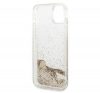 Guess Glitter Charms Apple iPhone 14 Plus hátlap tok, arany