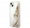 Guess Glitter Charms Apple iPhone 14 Plus hátlap tok, arany