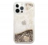 Guess Glitter Charms Apple iPhone 14 Pro Max hátlap tok, arany