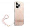 Guess 4G Print Strap Apple iPhone 14 Pro Max hátlap tok, pink