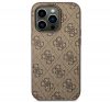 Guess 4G Metal Gold Apple iPhone 14 Pro hátlap tok , barna