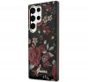 Guess Flower Collection Samsung Galaxy S23 Ultra hátlap tok , keki