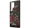 Guess Flower Collection Samsung Galaxy S23 Ultra hátlap tok , keki