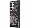 Guess Flower Collection Samsung Galaxy S23 Ultra hátlap tok , fekete