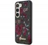 Guess Flower Collection Samsung Galaxy S23+ hátlap tok , keki