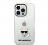 Karl Lagerfeld Choupette Body Apple iPhone 14 Pro hátlap tok, átlátszó