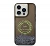 Karl Lagerfeld Liquid Glitter RSG Apple iPhone 14 Pro hátlap tok, fekete