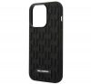 Karl Lagerfeld 3D Monogram Apple iPhone 14 Pro hátlap tok, fekete