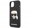 Karl Lagerfeld 3D Rubber Karl's Head Apple iPhone 14 Plus hátlap tok, fekete