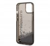 Karl Lagerfeld Liquid Glitter Elong Apple iPhone 14 Plus hátlap tok, fekete