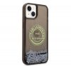 Karl Lagerfeld Liquid Glitter RSG Apple iPhone 14 Plus hátlap tok, fekete