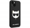 Karl Lagerfeld Silicone Choupette Head Apple iPhone 14 Plus Magsafe hátlap tok, fekete