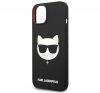 Karl Lagerfeld Silicone Choupette Head Apple iPhone 14 Plus Magsafe hátlap tok, fekete