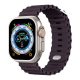 Phoner River Apple Watch 49/45/44/42 mm szilikon szíj, bodza