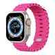 Phoner River Apple Watch 49/45/44/42 mm szilikon szíj, pink