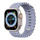 Phoner River Apple Watch 49/45/44/42 mm szilikon szíj, levendulaszürke