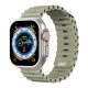 Phoner River Apple Watch 49/45/44/42 mm szilikon szíj, keki