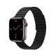 Phoner Rever Apple Watch forgatható mágneses szilikon szíj, 41/40/38mm, S/M, fekete