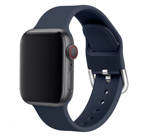 Phoner Clasp Apple Watch csatos szilikon szíj, 38/40/41mm, kék