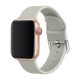 Phoner Clasp Apple Watch csatos szilikon szíj, 49/45/44/42mm, homok