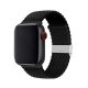 Phoner Spun Apple Watch csatos fonott szövet szíj, 38/40/41mm, fekete