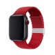 Phoner Spun Apple Watch csatos fonott szövet szíj, 38/40/41mm, piros