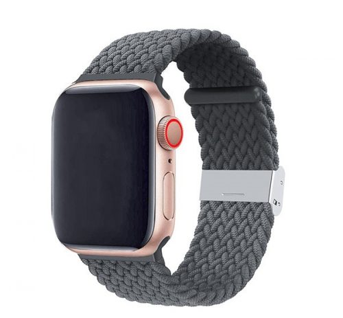 Phoner Spun Apple Watch csatos fonott szövet szíj, 49/45/44/42mm, asztroszürke