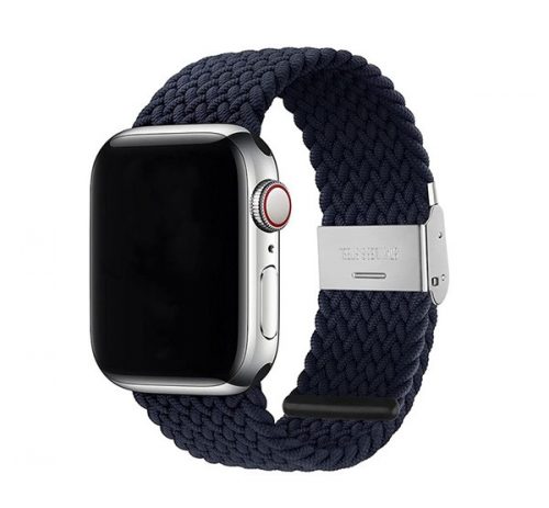 Phoner Spun Apple Watch csatos fonott szövet szíj, 49/45/44/42mm, szürke