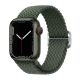 Phoner Hook Apple Watch csatos fonott szövet szíj, 49/45/44/42mm, fenyő