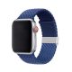 Phoner Spun Apple Watch csatos fonott szövet szíj, 49/45/44/42mm, kék