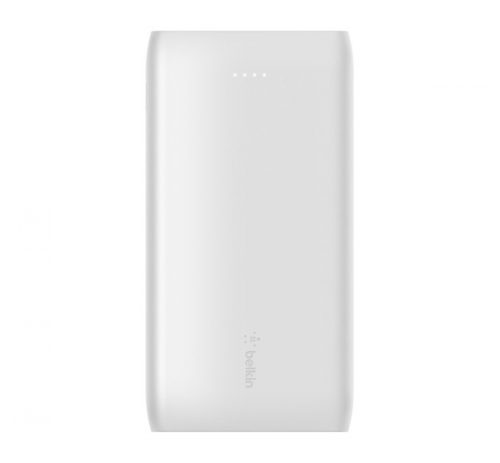 Belkin Boost Charge külső akkumulátor Type-C kábellel, 10000mAh, fehér