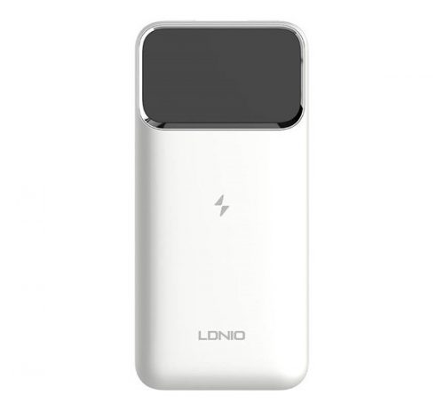 LDNIO PQ11 külső akkumulátor, 10000mAh, 22,5W, fehér