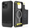 Spigen Rugged Armor MagFit Apple iPhone 15 Pro tok, Matte Black MagSafe, fekete