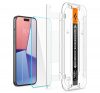 Spigen Glas.tR EZ Fit Apple iPhone 15 Plus / iPhone 16 Plus, tempered kijelzővédő fólia felhelyező kerettel (2db)