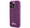 Guess Disco Metal Script Apple iPhone 15 Pro hátlap tok, fuksia