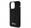 Guess Sequin Script Metal Apple iPhone 15 Pro hátlap tok, fekete