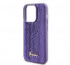 Guess Sequin Script Metal Apple iPhone 15 Pro hátlap tok, lila