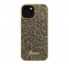 Guess Disco Metal Script Apple iPhone 15 hátlap tok, arany