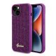 Guess Disco Metal Script Apple iPhone 15 hátlap tok, fuksia